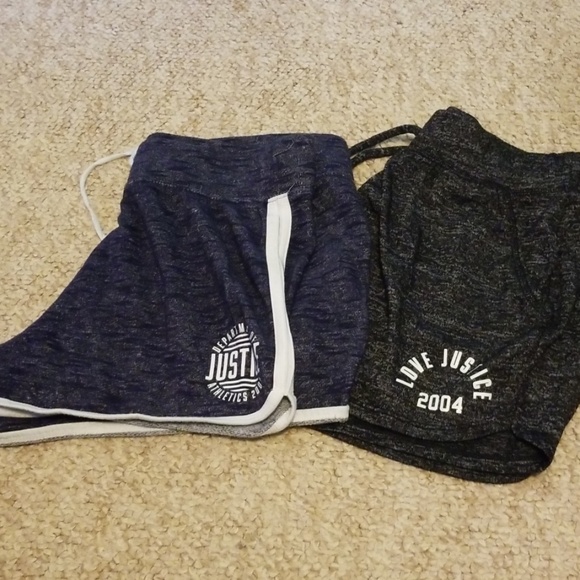Justice Other - Lot of 2 Justice gym shorts size 18/20